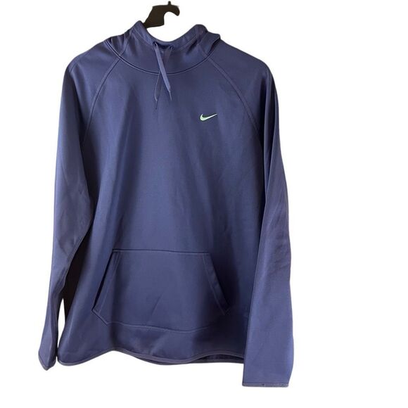 Nike Dri Fit Hoodie Kangaroo Pocket Sweatshirt Size XL Embroidered Swoosh Logo - Picture 1 of 7